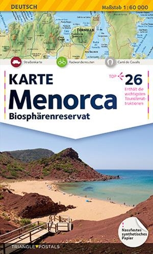MAPA MENORCA [ED. ALEMANY] | 9788484780786 | VARIOS AUTORES