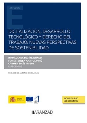 DIGITALIZACION DESARROLLO TECNOLOGICO Y DERECHO DEL TRABAJO | 9788411253703 | SOLIS PRIETO, CARMEN