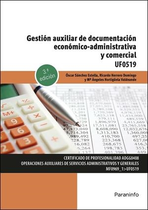 GESTION AUXILIAR DE DOCUMENTACION ECONOMICO-ADMINISTRATIVA Y COMERCIAL | 9788428362405 | HERRERO DOMINGO, RICARDO / HORTIGÜELA