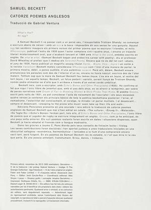 BESTIES 01. SAMUEL BECKETT | 9788472269644 | BECKETT, SAMUEL