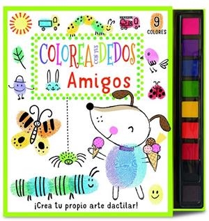 COLOREA CON TUS DEDOS : AMIGOS | 9788468358611 | VARIOS AUTORES