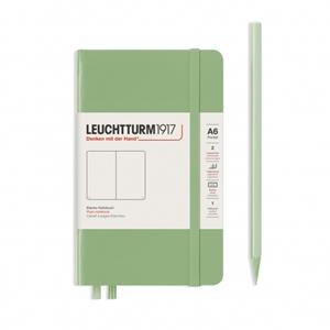 NOTEBOOK POCKET A6 TAPA DURA LISO SAGE | 4004117593451