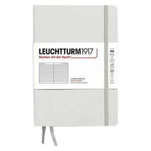 NOTEBOOK MEDIUM A5 T/D LINEAS LIGHT GREY | 4004117625862