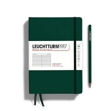 NOTEBOOK MEDIUM A5 T/D LINEAS FOREST GREEN | 4004117625947