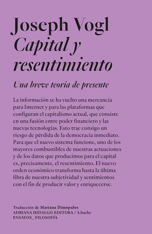 CAPITAL Y RESENTIMIENTO | 9788419208279 | VOGL, JOSEPH