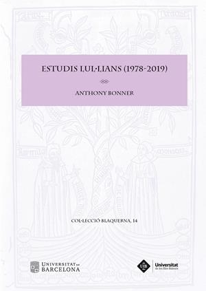 ESTUDIS LUL·LIANS (1978-2019) | 9788491688174 | BONNER, ANTHONY