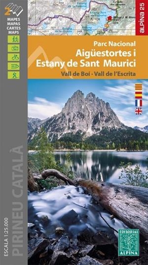 PARC NACIONAL D'AIGÜESTORTES I ESTANY DE SANT MAURICI (2023) (2 MAPES) | 9788480909556