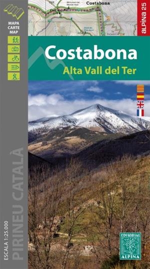 COSTABONA - ALTA VALL DEL TER : MAPA-GUIA [2023] | 9788480909570