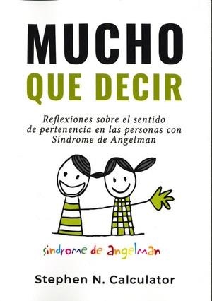 MUCHO QUE DECIR | 9788412648713 | CALCULATOR, STEPHEN N.