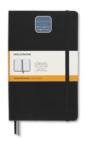 LIBRETA CLASICA MAYOR GROSOR NEGRA L LISA TAPA DURA | 8058647628028