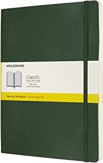 LIBRETA CLASICA TAPA BLANDA VERDE MUSGO XL CUADRICULADA | 8053853600073