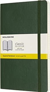 LIBRETA CLASICA TAPA BLANDA VERDE MUSGO L  CUADRICULADA | 8053853600035