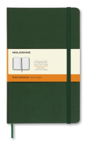 LIBRETA CLASICA TAPA BLANDA VERDE MUSGO L RAYADA | 8053853600011