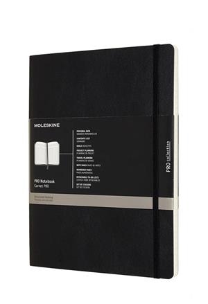 LIBRETA PROFESIONAL NEGRA XL TAPA BLANDA | 8058647620831