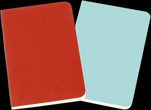 LIBRETA VOLANT NARANJA CORAL Y AZUL AGUAMARINA XS RAYADA | 8058647620480