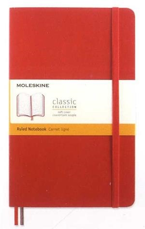 LIBRETA CLASICA MAYOR GROSOR  ROJO ESCARLATA | 8053853606211