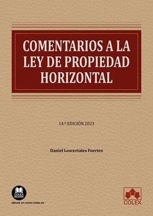 COMENTARIOS A LA LEY DE PROPIEDAD HORIZONTAL | 9788413597669 | LOSCERTALES FUERTES, DANIEL