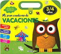 MI GRAN CUADERNO DE VACACIONES 3/4 AÑOS | 9788490054185