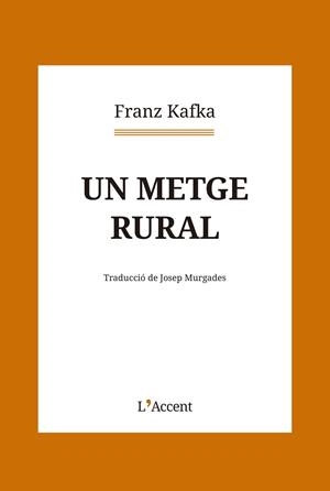 METGE RURAL, UN | 9788418680281 | KAFKA, FRANZ