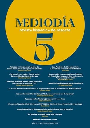 MEDIODÍA. REVISTA HISPÁNICA DE RESCATE. 5 | 9788419617927 | VARIOS AUTORES