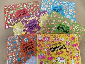 SURTIDO MANDALAS FLUOR COLORING BOOK BRILLA EN LA | 8427651000111