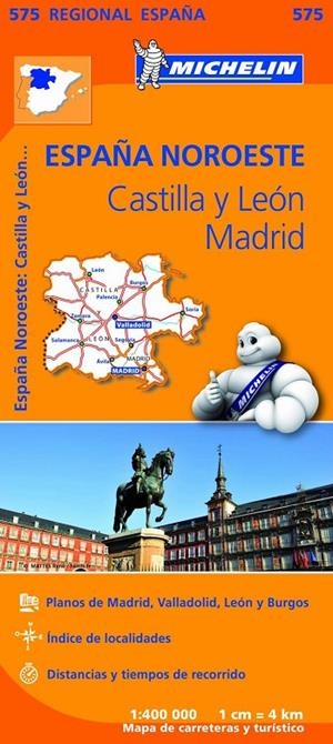 ESPAÑA NOROESTE - CASTILLA Y LEÓN, MADRID : MAPA 575 | 9782067259874 | VARIOS AUTORES