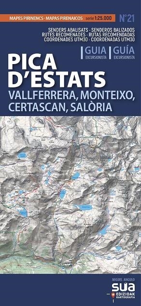 PICA D'ESTATS - MAPAS PIRENAICOS (1: 25000) | 9788482168463 | ANGULO, MIGUEL