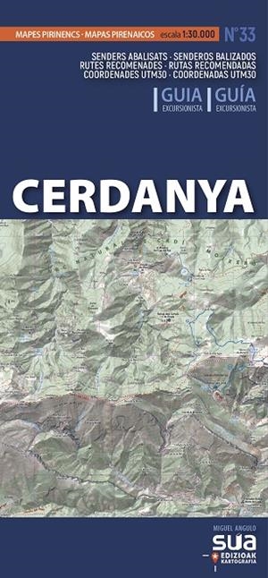CERDANYA - MAPAS PIRENAICOS (1: 25000) | 9788482168456 | ANGULO, MIGUEL
