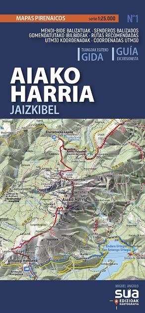AIAKO HARRIA - MAPAS PIRENAICOS (1: 25000) | 9788482168517 | ANGULO, MIGUEL