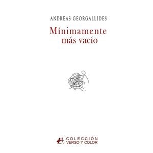 MÍNIMAMENTE MÁS VACÍO | 9788419748522 | GEORGALLIDES, ANDREAS