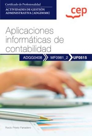 APLICACIÓNES INFORMATICAS DE CONTABILIDAD. CERTIFICADOS DE PROFESIÓNALIDAD | 9788419852137 | PRIETO PANADERO, ROCÍO