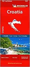 CROACIA : MAPA 757 | 9782067259645