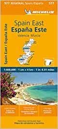 ESPAÑA ESTE - COMUNIDAD VALENCIANA, MURCIA : MAPA 577 | 9782067259041 | VARIOS AUTORES