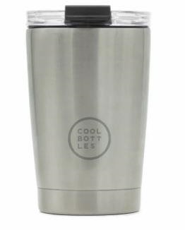 VAS TUMBLER 330 ML. METAL.LIC SILVER | 8436583301197