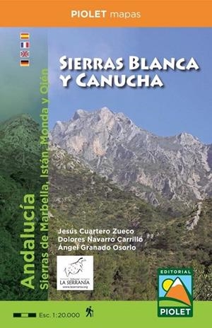 SIERRAS BLANCA Y CANUCHA - MAPA 1:20.000 | 9788412565171 | EDITORIAL PIOLET