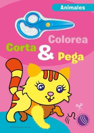 COLOREA, CORTA Y PEGA. ANIMALES | 9788418715617 | CARAMEL