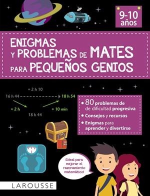 ENIGMAS Y PROBLEMAS DE MATES PARA PEQUEÑOS GENIOS (9-10 AÑOS) | 9788419436757 | AURIOL, SYLVAINE