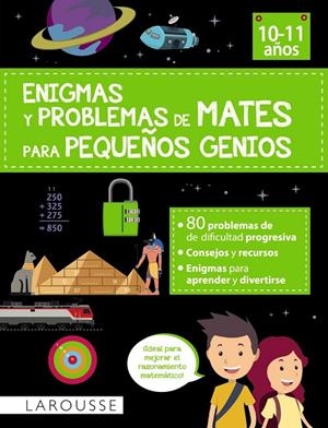 ENIGMAS Y PROBLEMAS DE MATES PARA PEQUEÑOS GENIOS (10-11 AÑOS) | 9788419436771 | AURIOL, SYLVAINE