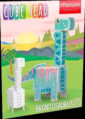 CABEZA CUBO DINO BRONTOZAURUS | 5903041010906