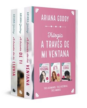 PACK TRILOGÍA HERMANOS HIDALGO (A TRAVÉS DE MI VENTANA | A TRAVÉS DE TI | A TRAVÉS DE LA LLUVIA) | 9788413147987 | GODOY, ARIANA