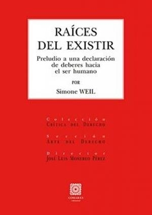 RAICES DEL EXISTIR | 9788413695273 | WEIL, SIMONE