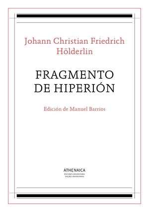 FRAGMENTO DE HIPERIÓN | 9788416770052 | HÖLDERLIN, JOHANN CHRISTIAN FRIEDRICH