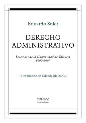 DERECHO ADMINISTRATIVO | 9788416230594 | SOLER PÉREZ, EDUARDO