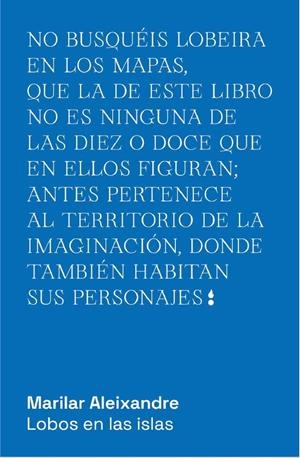 LOBOS EN LAS ISLAS | 9788412501001 | ALEIXANDRE, MARILAR