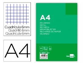 RECANVI A4 4 T QUADRICULA 6MM | 8423473057364
