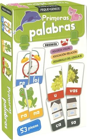 PEQUE-GENIOS. PRIMERAS PALABRAS | 9788467795509