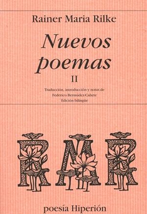 NUEVOS POEMAS II | 9788475174105 | RILKE, RAINER MARIA