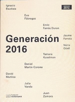 GENERACIÓN 2016 | 9788460850342 | VARIOS
