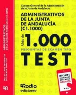 ADMINISTRATIVOS DE LA JUNTA DE ANDALUCIA C1 1000 PREGUNTAS TIPO TEST | 9788418794407 | OCHOA GUERRA, ODETTE CONCEPCIÓN/CRESPO ORTEGA, ÁNGEL MANUEL