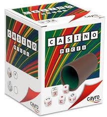 CUBILETE FORRADO Y 5 DADOS PÓKER 16 MM | 8422878700226